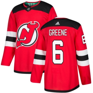 Men's Andy Greene New Jersey Devils Adidas Jersey - Authentic Red
