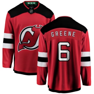 Men's Andy Greene New Jersey Devils Fanatics Branded Home Jersey - Breakaway Red