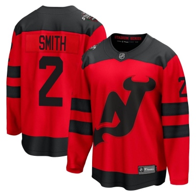 Men's Brendan Smith New Jersey Devils Fanatics Branded 2024 Stadium Series Jersey - Breakaway Red