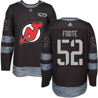 Men's Cal Foote New Jersey Devils 1917- 100th Anniversary Jersey - Authentic Black