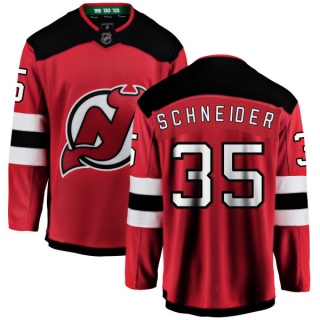 Men's Cory Schneider New Jersey Devils Fanatics Branded Home Jersey - Breakaway Red