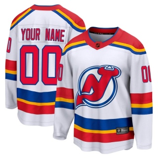 Men's Custom New Jersey Devils Fanatics Branded Custom Special Edition 2.0 Jersey - Breakaway White