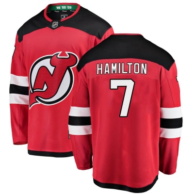 Men's Dougie Hamilton New Jersey Devils Fanatics Branded Home Jersey - Breakaway Red