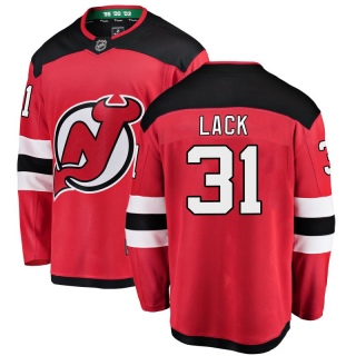 Men's Eddie Lack New Jersey Devils Fanatics Branded Home Jersey - Breakaway Red
