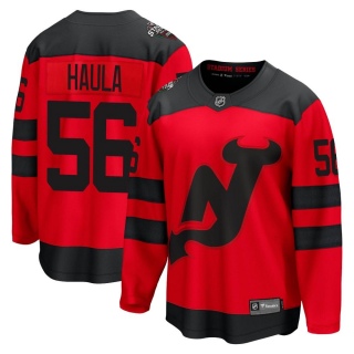 Men's Erik Haula New Jersey Devils Fanatics Branded 2024 Stadium Series Jersey - Breakaway Red