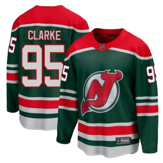 Men's Graeme Clarke New Jersey Devils Fanatics Branded 2020/21 Special Edition Jersey - Breakaway Green