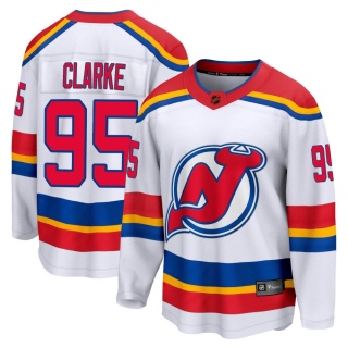 Men's Graeme Clarke New Jersey Devils Fanatics Branded Special Edition 2.0 Jersey - Breakaway White