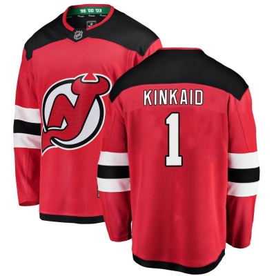 Men's Keith Kinkaid New Jersey Devils Fanatics Branded Home Jersey - Breakaway Red