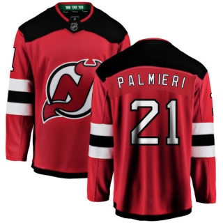 Men's Kyle Palmieri New Jersey Devils Fanatics Branded Home Jersey - Breakaway Red
