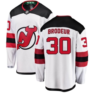 Men's Martin Brodeur New Jersey Devils Fanatics Branded Away Jersey - Breakaway White