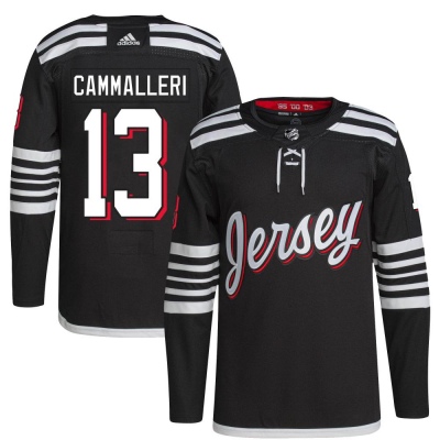 Men's Mike Cammalleri New Jersey Devils Adidas 2021/22 Alternate Primegreen Pro Player Jersey - Authentic Black