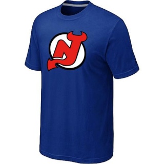 Men's New Jersey Devils Big & Tall Logo T-Shirt - - Blue