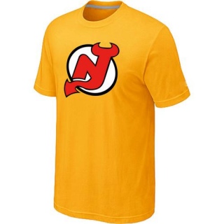 Men's New Jersey Devils Big & Tall Logo T-Shirt - - Orange