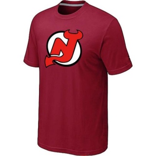 Men's New Jersey Devils Big & Tall Logo T-Shirt - - Red