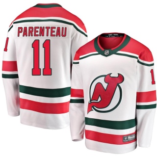 Men's P. A. Parenteau New Jersey Devils Fanatics Branded Alternate Jersey - Breakaway White