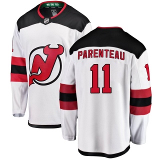 Men's P. A. Parenteau New Jersey Devils Fanatics Branded Away Jersey - Breakaway White