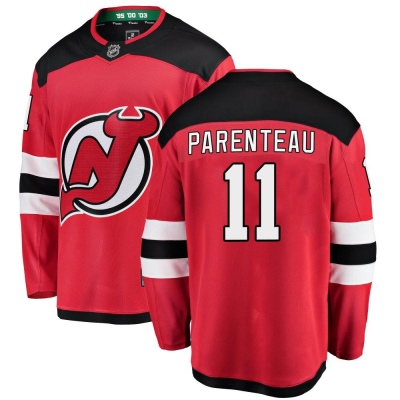 Men's P. A. Parenteau New Jersey Devils Fanatics Branded Home Jersey - Breakaway Red