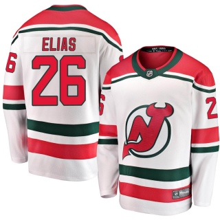 Men's Patrik Elias New Jersey Devils Fanatics Branded Alternate Jersey - Breakaway White