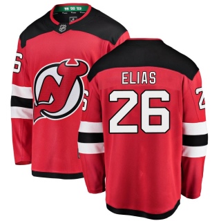 Men's Patrik Elias New Jersey Devils Fanatics Branded Home Jersey - Breakaway Red