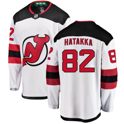 Men's Santeri Hatakka New Jersey Devils Fanatics Branded Away Jersey - Breakaway White