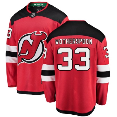 Men's Tyler Wotherspoon New Jersey Devils Fanatics Branded Home Jersey - Breakaway Red
