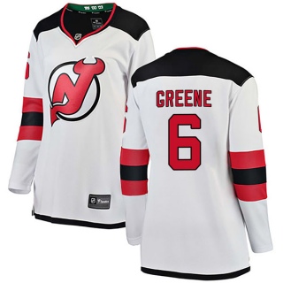 Women's Andy Greene New Jersey Devils Fanatics Branded Away Jersey - Breakaway White