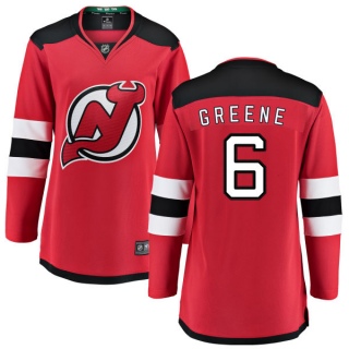 Women's Andy Greene New Jersey Devils Fanatics Branded Home Jersey - Breakaway Red