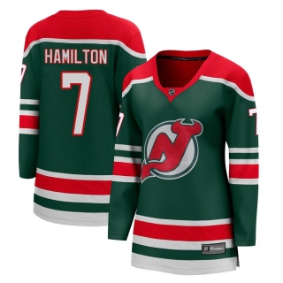 Women's Dougie Hamilton New Jersey Devils Fanatics Branded 2020/21 Special Edition Jersey - Breakaway Green