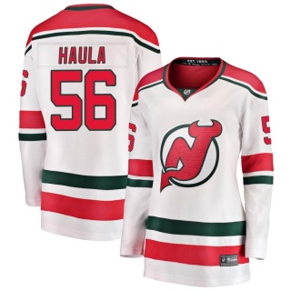 Women's Erik Haula New Jersey Devils Fanatics Branded Alternate Jersey - Breakaway White