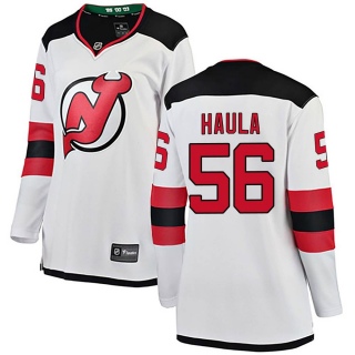 Women's Erik Haula New Jersey Devils Fanatics Branded Away Jersey - Breakaway White
