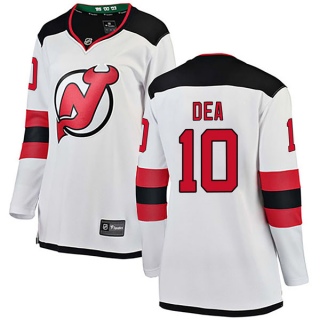 Women's Jean-Sebastien Dea New Jersey Devils Fanatics Branded Away Jersey - Breakaway White