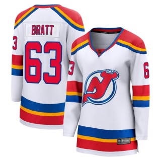 Women's Jesper Bratt New Jersey Devils Fanatics Branded Special Edition 2.0 Jersey - Breakaway White