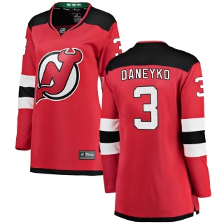 Women's Ken Daneyko New Jersey Devils Fanatics Branded Home Jersey - Breakaway Red