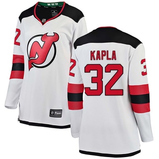 Women's Michael Kapla New Jersey Devils Fanatics Branded Away Jersey - Breakaway White