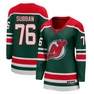 Women's P.K. Subban New Jersey Devils Fanatics Branded 2020/21 Special Edition Jersey - Breakaway Green