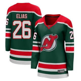 Women's Patrik Elias New Jersey Devils Fanatics Branded 2020/21 Special Edition Jersey - Breakaway Green