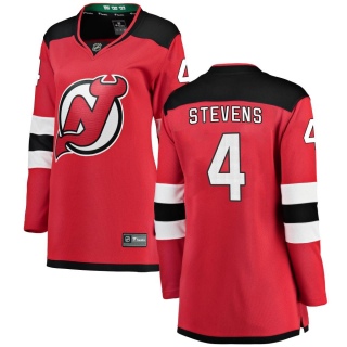 Women's Scott Stevens New Jersey Devils Fanatics Branded Home Jersey - Breakaway Red