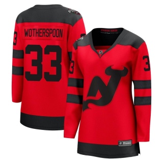 Women's Tyler Wotherspoon New Jersey Devils Fanatics Branded 2024 Stadium Series Jersey - Breakaway Red