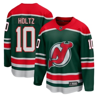 Youth Alexander Holtz New Jersey Devils Fanatics Branded 2020/21 Special Edition Jersey - Breakaway Green