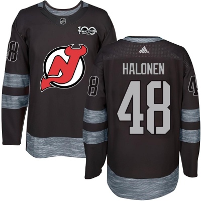 Youth Brian Halonen New Jersey Devils 1917- 100th Anniversary Jersey - Authentic Black