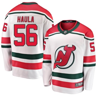 Youth Erik Haula New Jersey Devils Fanatics Branded Alternate Jersey - Breakaway White
