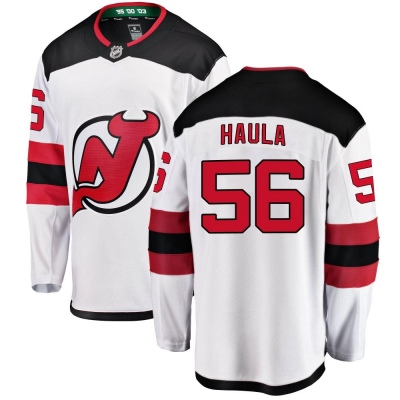 Youth Erik Haula New Jersey Devils Fanatics Branded Away Jersey - Breakaway White