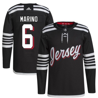 Youth John Marino New Jersey Devils Adidas 2021/22 Alternate Primegreen Pro Player Jersey - Authentic Black