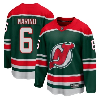 Youth John Marino New Jersey Devils Fanatics Branded 2020/21 Special Edition Jersey - Breakaway Green
