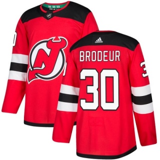 Youth Martin Brodeur New Jersey Devils Adidas Home Jersey - Authentic Red