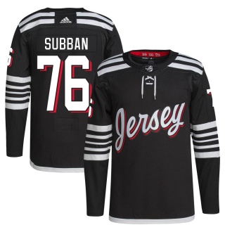 Youth P.K. Subban New Jersey Devils Adidas 2021/22 Alternate Primegreen Pro Player Jersey - Authentic Black