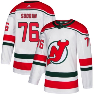 Youth P.K. Subban New Jersey Devils Adidas Alternate Jersey - Authentic White