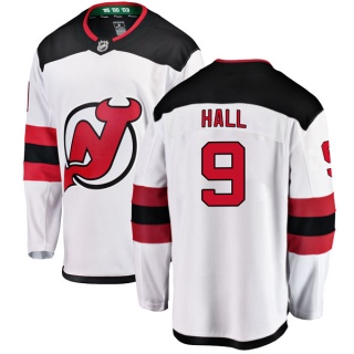 Youth Taylor Hall New Jersey Devils Fanatics Branded Away Jersey - Breakaway White